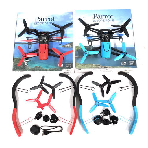 Parrot BEBOP DRONE ビーバップドローン 2点セット